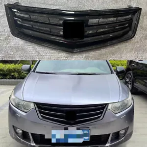 FOR HONDA ACCORD EURO CU1 CU2 TSX 2008-2011 CDM SPIRIOR BLACK FRONT GRILLE GRILL - Foto 1 di 3