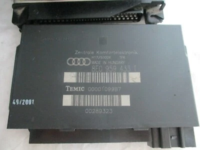 Módulo de control confort CCM bloqueo antirrobo Audi A4 S4 2002-2005 8E0959433T Foto 1 de 3