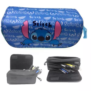 Lots Anime Stitch Pencil Case Student Stationery Bag Make-up Cosmetic Bags - Bild 1 von 26