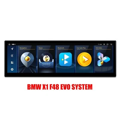 AUTORADIO ANDROID 4/64GB BMW X1 F48 2018+ 14.9"POLLICI NAVIGATORE EVO SYSTEM - Immagine 1 di 4