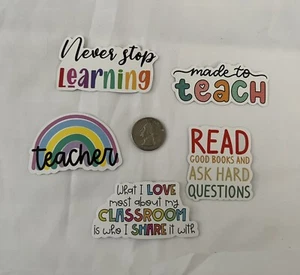 Vinyl Stickers Motivation Quote for Laptops, Water Bottles, Folders Lot Of 5 - Picture 1 of 1