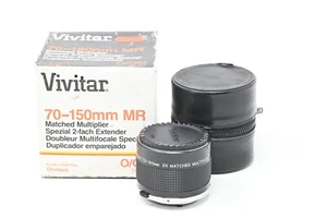 VIVITAR 70-150mm MR 2X Matched Multiplier OLYMPUS/OM SYSTEMS (#BB4) - Picture 1 of 5