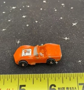 VTG Midgetoys Orange Convertible Car Diecast 2" x 1" 1950-1960 - Picture 1 of 7