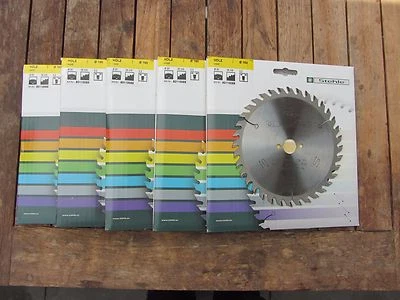 5 Stück HM-Handkreissägeblatt/Sägeblatt 160 x 20 Z 36 Stehle für Festool