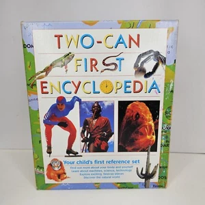 Two-Can First Encyclopedia Reference Set, lot of 4 in box Home School - Picture 1 of 16