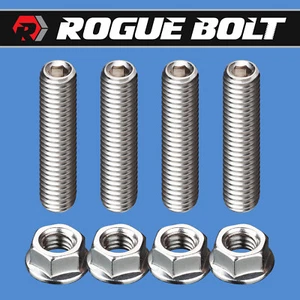 CARB STUD KIT BOLTS STAINLESS STEEL HOLLEY EDELBROCK CARBURETOR SBC BBC FORD SBF - Picture 1 of 1