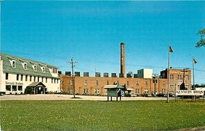 Postal de madera fina Kennedy Brothers Incorporated Vergennes Vermont de colección - Imagen 1 de 2