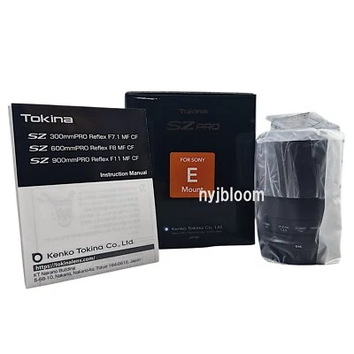 New TOKINA SZ 300mm PRO Reflex F7.1 MF CF for SONY E Mount Manual Focus Lens - Image 1 of 4