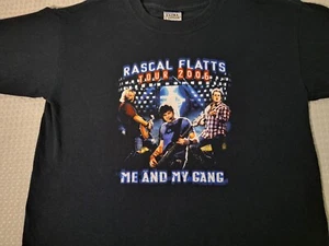 2006 Rascal Flatts Tour Me & My Gang Country Music T-shirt Youth Kids Size M - Picture 1 of 10