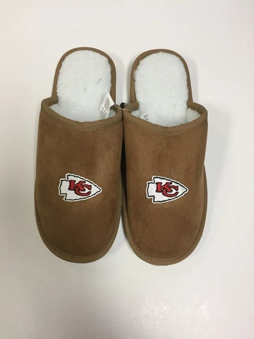 Kansas City Chiefs Men's Team Color Moccasin Slide Slippers Cover