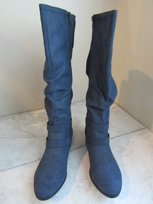 NIB Cliffs by White Mountain Fairfield Navy Suede Booties Women's 6.5 M - Image 1 of 4