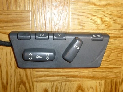 Interruptor de control del asiento eléctrico del lado del conductor Volvo V70 XC70 con memoria 2001-2004 OEM Foto 1 de 4