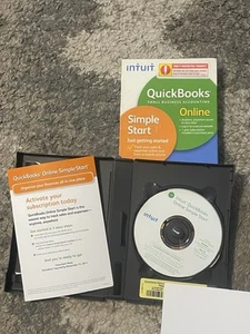 Intuit quickbooks simple start small business accounting software w key #’s - Picture 1 of 7