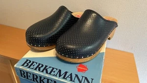 Berkemann Vintage Toeffler Damen Clogs 39 Blau Holzclogs - Bild 1 von 12
