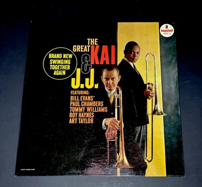 The Great Kai & J.J. Impulse Stereo A-1 Paul Chambers Bill Evans Roy Haynes LP Foto 1 de 2