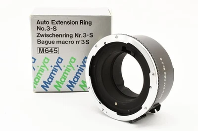 Anillo de extensión automática probado Mamiya M645 No.3-S para M645 PRO TL con caja Japón envío y devolución Foto 1 de 4
