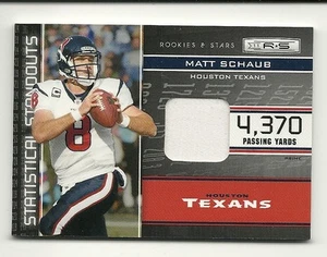 11 Rookies + Stars-Statistical Standouts-Prime-Matt Schaub-30/50 - Picture 1 of 1