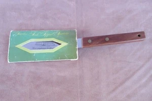 Vintage Vernco Fork Tipped Spatula, Screened “Mirro Employees Credit Union” - Picture 1 of 9