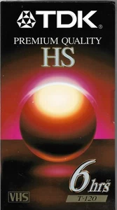Cinta VHS TDK Premium Quality HS 6 horas - Imagen 1 de 2