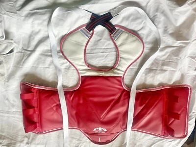 Martial Arts, MA, Olympic Style, TaeKwonDo, CHEST GUARD, Protector, CHILD 1 - Image 1 of 4