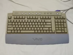 Vintage Sony Vaio Keyboard PCVA-KB1P / UB WIRED / ARMREST - Picture 1 of 5