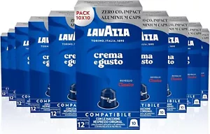 100 Capsule Caffè Lavazza Nespresso Alluminio Crema e Gusto 30/04/25 SOTTOCOSTO - Foto 1 di 17