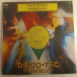 ORQUESTA KAVABY - FIESTA DE ROCK / MEXICANA - MEXICAN 12" SINGLE, GREEN WAX - Picture 1 of 4
