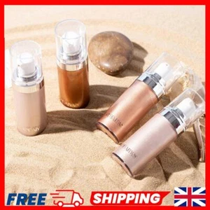 Easy Coloring Allover Body Powder Shimmer Liquid No Sticky Long Lasting Natural - Picture 1 of 18