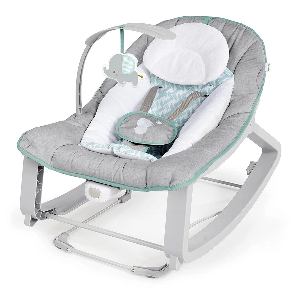 Ingenuity 3 In 1 Keep Cozy Vibrating Baby Bouncer and Rocker - Weaver (12428)
