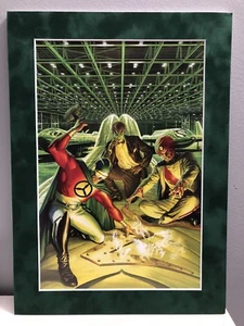 Cómics de dinamita estampado enmarañado de gamuza de Alex Ross Project Superpowers - Imagen 1 de 1
