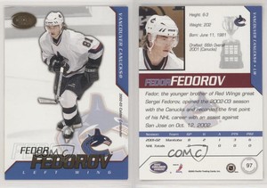 2002-03 Pacific Calder Fedor Fedorov #97
