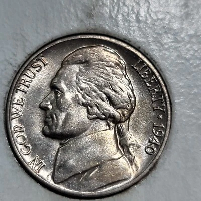 1940 Philadelphia Mint Jefferson Nickel 9579 - Image 1 of 2