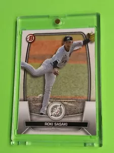 ROKI SASAKI RARA CARTA INVESTIMENTO ROOKIE SSP JAPAN DODGERS RC STAR BROTCHER COME NUOVA - Foto 1 di 10