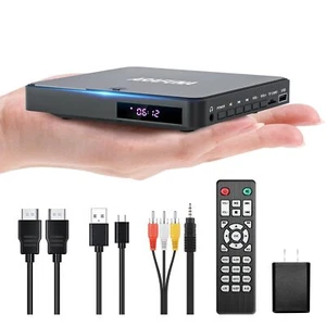 Mini DVD Player, HDMI Small DVD Player for TV with All Region Free, 1080P HD ... - Picture 1 of 9