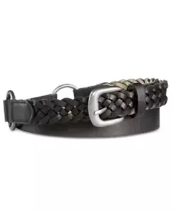 Style & Co. Women's Medium Mixed Media Skinny Woven Hip Stations Belt Retail $34 - Picture 1 of 6