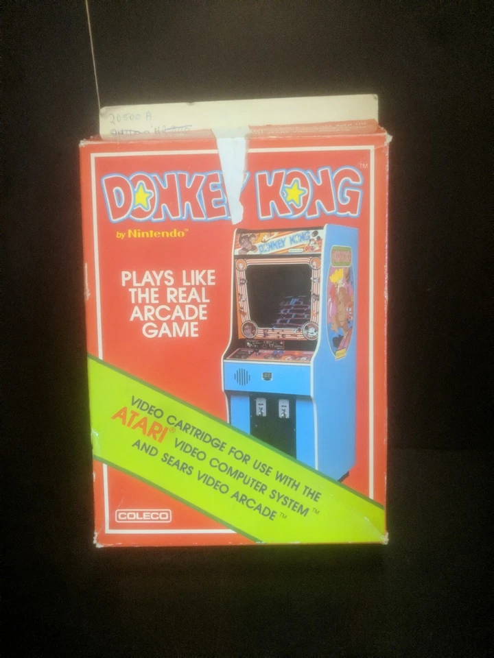 DONKEY KONG BY COLECO Atari 2600 Game Complete In Box with manual ~ trl8#26 - Image 1 of 3