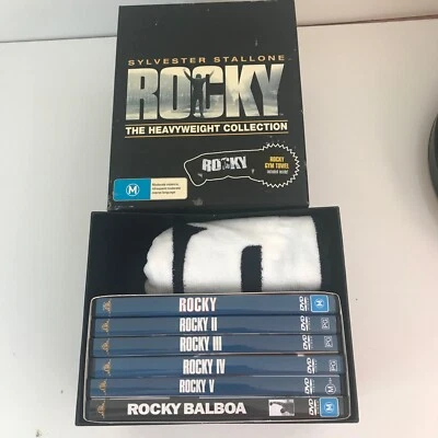 Sylvester Stallone Rocky The Heavyweight Collection Boxing Gym Training + Towel - image 1 of 4