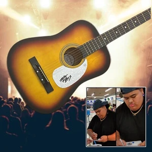 GFA American Idol Winner * IAM TONGI * Signed Acoustic Guitar PROOF COA - Picture 1 of 5