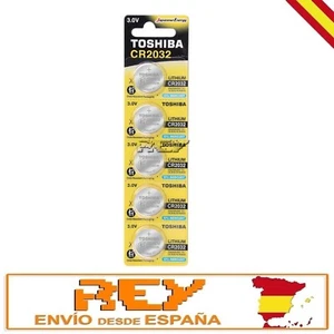 Pila Boton TOSHIBA CR2032 3V Tipo Botón Litio Blister Entrega 24/48h b127 vr - Imagen 1 de 6