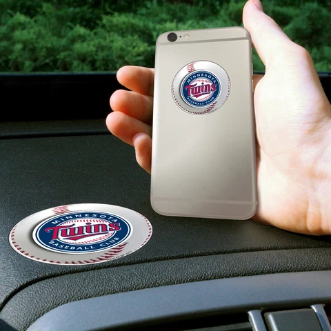 Fanmats MLB Minnesota Twins Get a Grip Cell Phone Grip Thick Polymer Stickers Cover