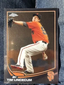 2013 Topps Chrome San Francisco Giants Baseball Card #64 Tim Lincecum - Picture 1 of 2