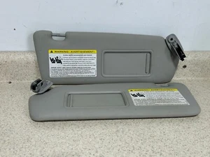 02 08 Audi A4 PASSENGER- DRIVER LH RH SIDE Sun Visor Pair SHADES GRAY OEM - Picture 1 of 3