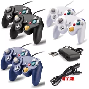 2 Pack Gamecube Controller Extension Cable For Nintendo Gamecube Console - Picture 1 of 24