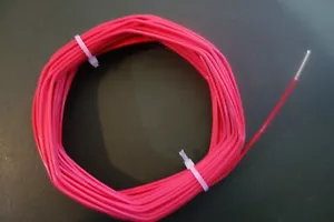 50Ft 16 Awg Solid Core Silver Plated 600V Teflon PTFE Wire Bus Wire Audio Amp - Picture 1 of 3
