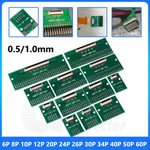 1mm/0.5mm FPC FFC Adapter Flat Flexible Cable Converter Breakout PCB Board 6-60P - Picture 1 of 30