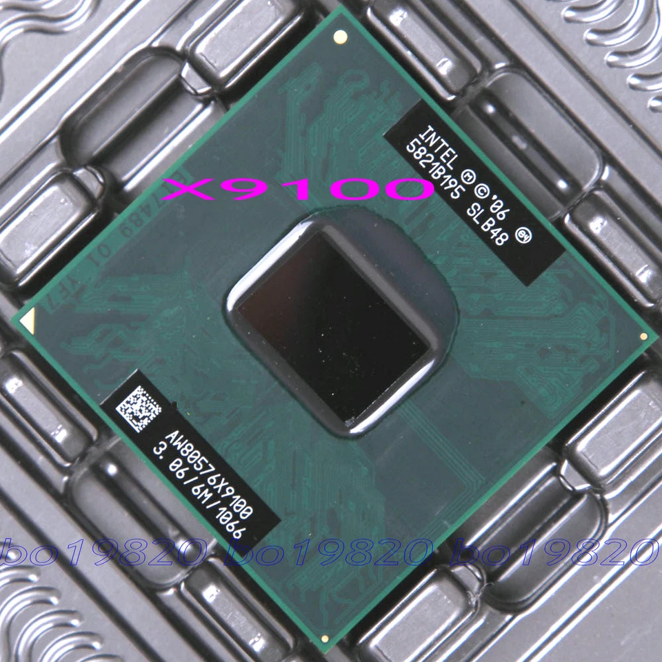 Intel Core 2 Extreme X9100 3,06 GHz 6M 1066MHz Prozessor Laptop CPU SLB48 - Bild 1 von 3