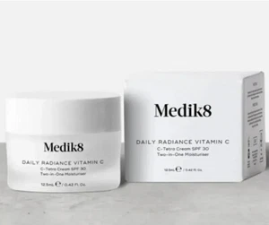 Medik8 Daily Radiance Vitamin C 50ml C-Tetra Cream SPF30 Two in One Moisturiser