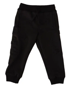DOLCE & GABBANA Kids Pants Black Stars Embossed Jogging Track s.3 Years RRP $450 - Picture 1 of 6