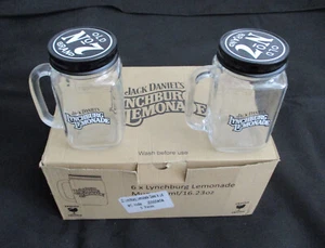 6 Jack Daniels Lynchburg Lemonade Glas mit Henkel (groß) / Deckel NEU OVP - Bild 1 von 5