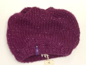 Diesel GIRLS KIDS New BERRY FUCOT HAT w/ LUREX Sz: III, 12-16 RTL: $45 R351 - Picture 1 of 2